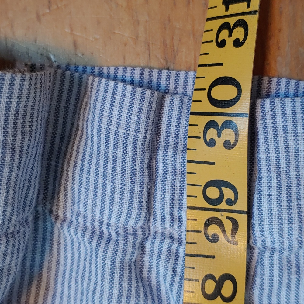 Talbots Linen Blue and White Lounge Pants with Pockets! - Picture 8 of 9